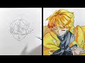 How To Draw Zenitsu Kimetsu No Yaiba How To Draw Zenitsu Kimetsu No Yaiba