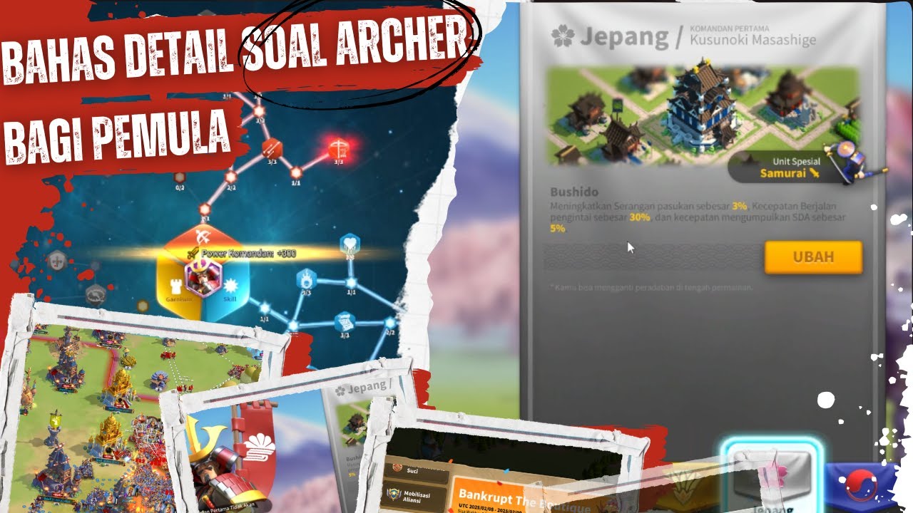 BAHAS PERADABAN DARI AWAL SAMPAI KE KVK 1 SECARA LENGKAP UNTUK USER ARCHER...!