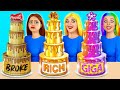 Rich vs Poor vs Giga Rich | Chocolate Food Challenge by RATATA COOL