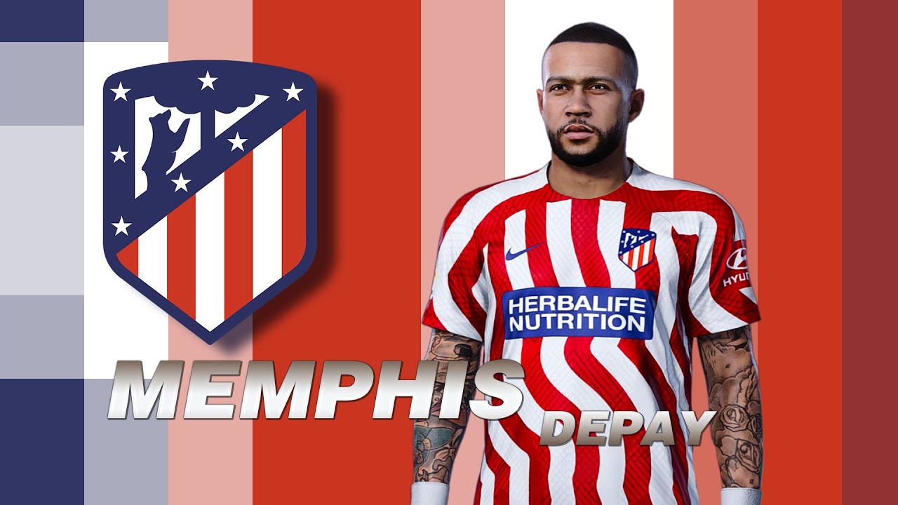 Memphis Depay beautiful goal against Real Madrid in PES 2017 patch season  2023 