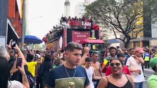 Glória gloove na parada lgbt 2024 São Paulo - trio demolidor