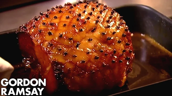 CHRISTMAS RECIPE: Honey Glazed Ham With Pear & Saf...