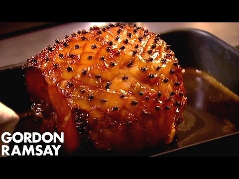 christmas-recipe:-honey-glazed-ham-with-pear-&-saffron-chutney