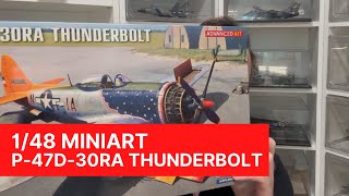 MiniArt 1/48 P-47D-30RA Thunderbolt 48029: A look inside the box