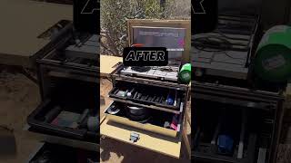 An organized camp kitchen