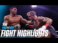 Tommy fury upsets jake paul by split decision  fight highlights