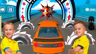 Ramp Car Stunts RD-Mega Ramp Stunt Car Game-2021#cargames#rampcargamed screenshot 3
