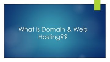 What is Domain and Web Hosting? (In Urdu)