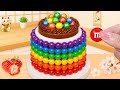 Colorful KitKat Rainbow Chocolate Cake 🌈🍫 | カラフル・キットカット・レインボーケーキ | Sweets Japan