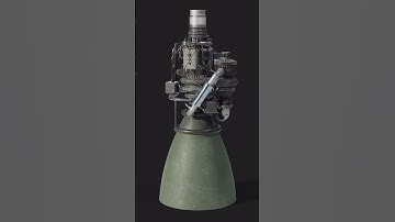 Raptor 2 Rocket Engine 3D model