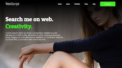HTML 5 CSS 3 Beautiful Landing Page | Home Page Design