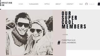 EYEWEAR | ECOMMERCE WEBSITE TEMPLATE | GUARDIANS OF IT