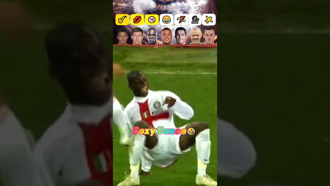Ronaldo vs balotelli vs bale vs mbappe vs gerrard| funny celebration😍