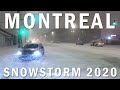 Montreal Snowstorm 2020 | First Major Snow Storm in Canada