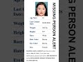 MISSING PERSON ALERT: Help Find Maribel Ashli Aleman