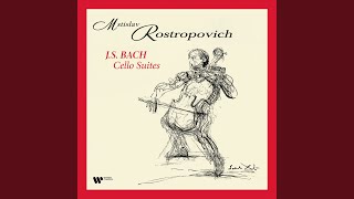 Video thumbnail of "Mstislav Rostropovich - Cello Suite No. 6 in D Major, BWV 1012: II. Allemande"