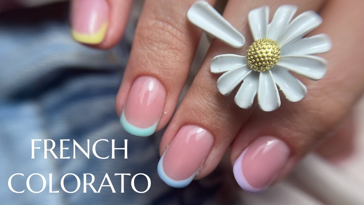 REFILL: 🌈 FRENCH COLORATO| REFILL SENZA LIMATURA CON LIQUID POLYGEL PURPLE|Makolina95|