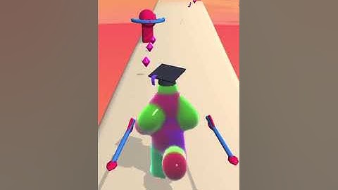 Blob Runner 3D | Crazy game play level 37 funniest moment iOS, android #Shorts #Blobrunner3D