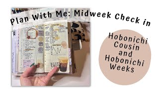 Hobonichi Cousin | Hobonichi Weeks Plan With Me | MidWeek Check In | Acrylic Markers