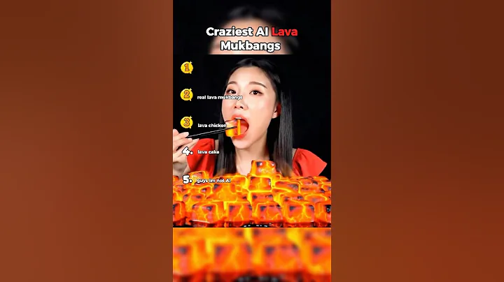 Craziest AI lava mukbangs ever made 🌋😂