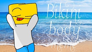 Bikini body meme (epilepsy warning)