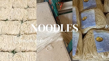 Noodles ||chowmen manufacturing process|| # mnfa vlogs