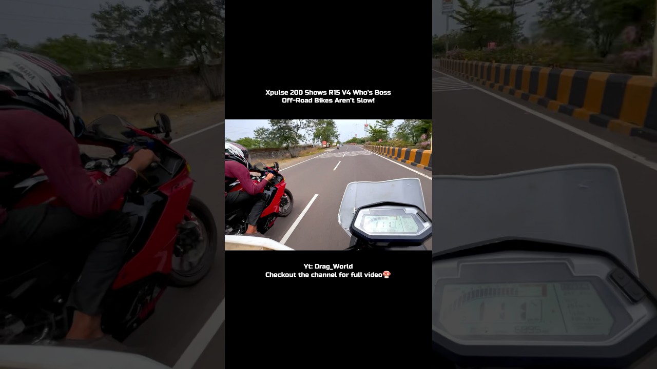 Xpulse 200 Shows R15 V4 Who’s Boss | Off-Road Bikes Aren’t Slow! 