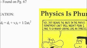 Sec  3.2 Motion with Constant Acceleration