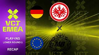 ELIMINATION MATCH! | VCT EMEA PLAY-INS | Eintracht Frankfurt x GentleMates Lower Round 1 Recap screenshot 5