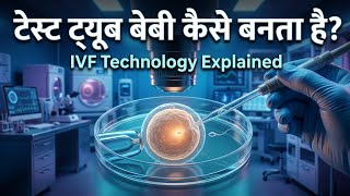 Test Tube Baby Process Explained | IVF Technology क्या है? | IVF Pregnancy Hindi Class 12th biology'