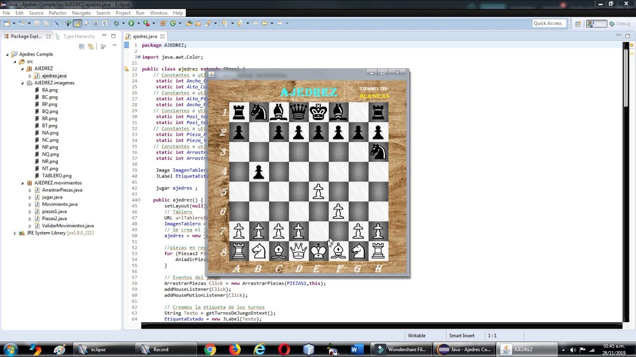 Proyecto Ajedrez en Java YouTube