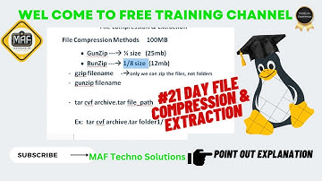 #21 Zip & Unzip Compress, Decompress files in Linux  || gzip, gunzip