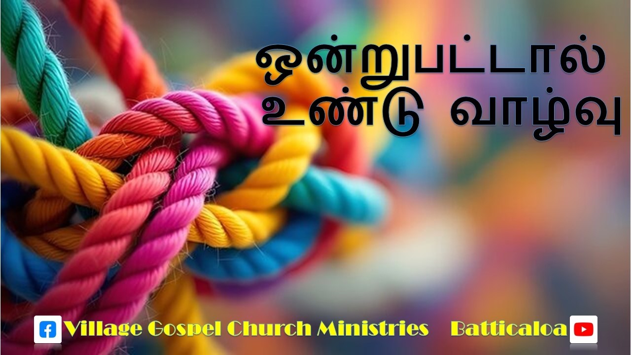 ஒன்றுபட்டால் உண்டு வாழ்வு Evening Sermon (2026.02.24)  Village Gospel Church Ministries