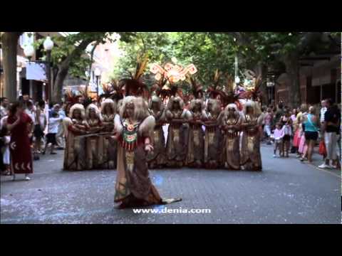 Moros y Cristianos Dénia. Desfile Infantil: Filà Alkamar