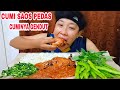 CUMI SAOS PEDAS LALAPAN #mukbanglalapan #mukbang #asmr