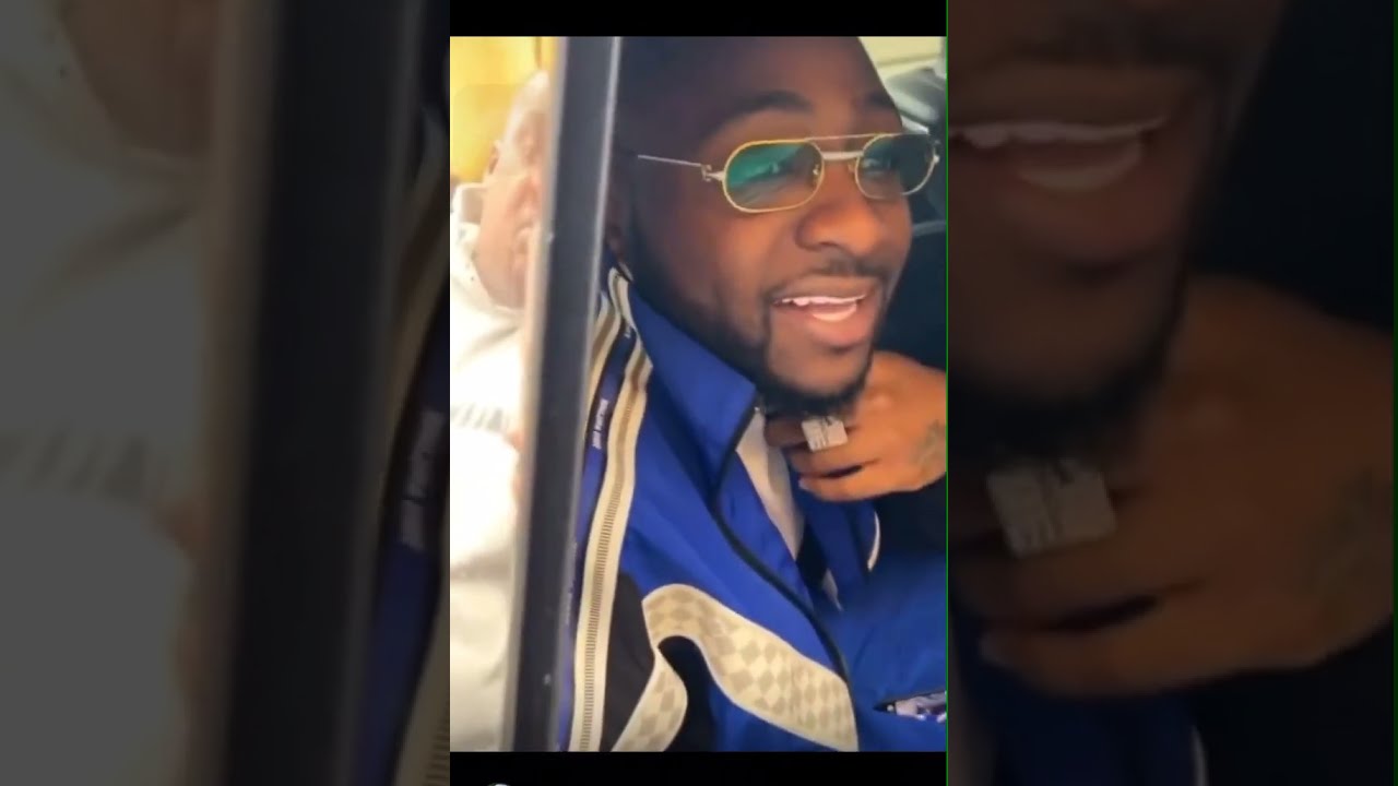 Davido Chilling Outside London