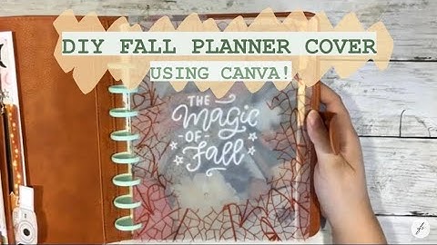 DIY Planner Cover in Canva // Vellum Planner Cover DIY