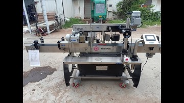 Automatic Square Bottle #Sticker Labelling Machine, #stickerlabeling - Filsilpek - +919054294961