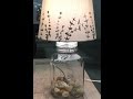 DIY glass bottle table lamp DIY glass bottle table lamp