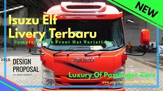 Full Aksesoris Elf Giga Bus Long Terbaru