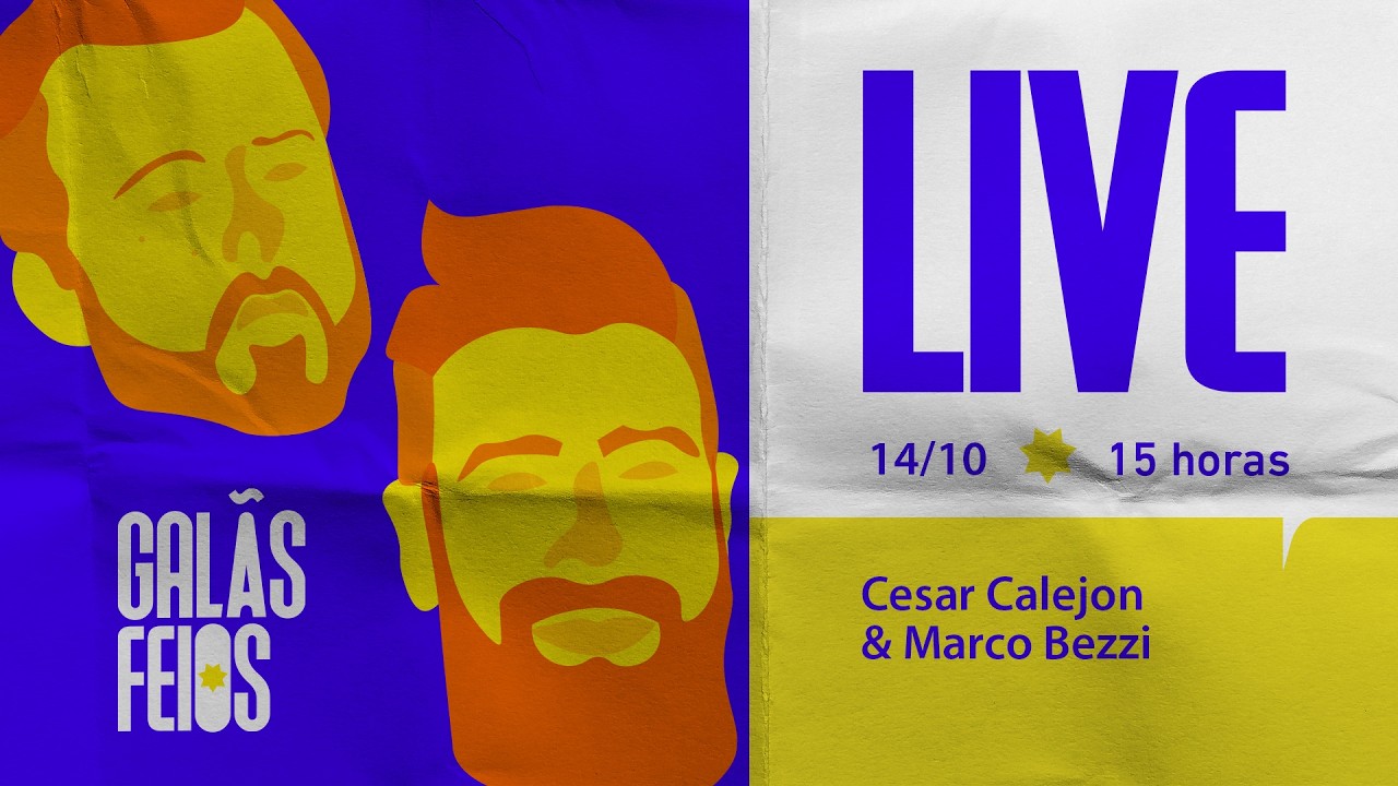 🔴 LIVE 15H-QUARTA (14/10): AS NOTÍCIAS E POLÊMICAS COM BEZZI E CALEJON | Galãs Feios