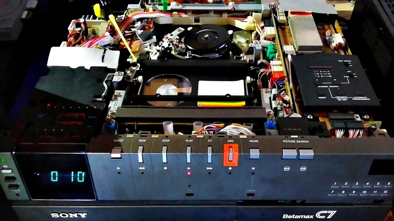 Sony Betamax C7 Video Recorder Repair YouTube