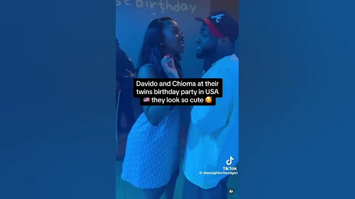 Davido and chioma at their twins birthday party in USA #davidochioma #entertainmentscoop #chioma