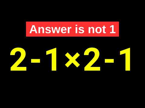 Only 1 in 10 Can Solve This Math Problem!