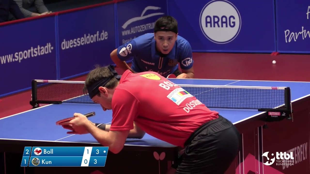 Timo Boll Vs Shang Kun German League 2019 2020 Youtube