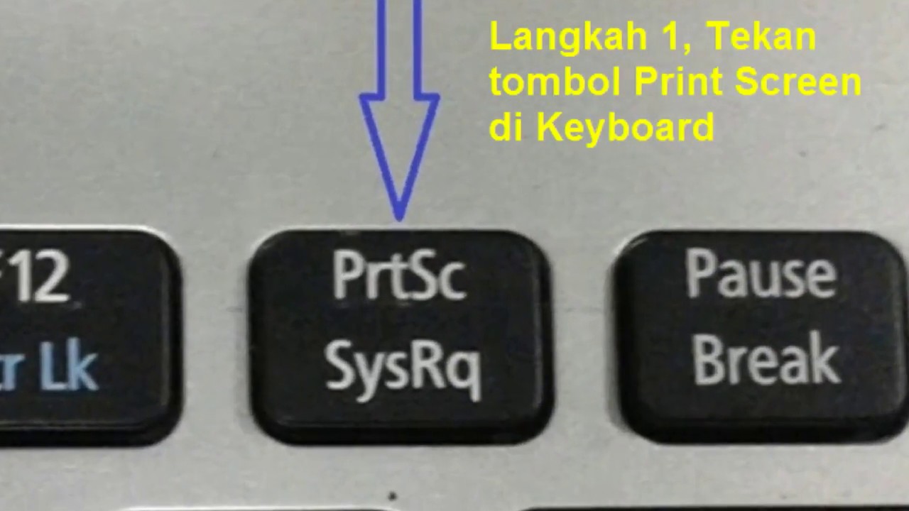 cara screenshot di laptop atau komputer 