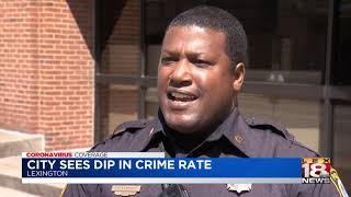 Crime on the decline; Lexington sees a dip in reported incidents