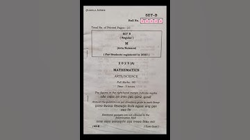 chse class 12 mathematics question paper 2025 📌 #exam #chse#chse2025 #mathmatics #important