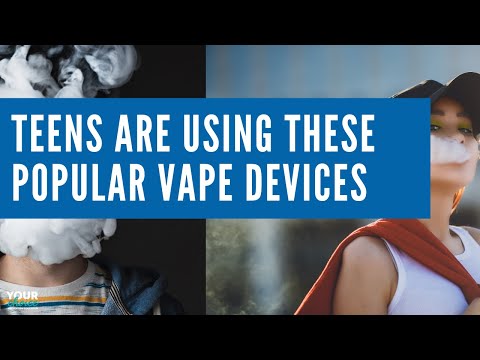 Popular vape devices used among teens