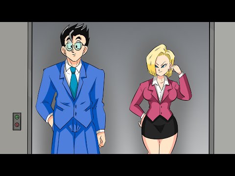 Elevator Sparks Fly ❤️ (DBZ Parody)